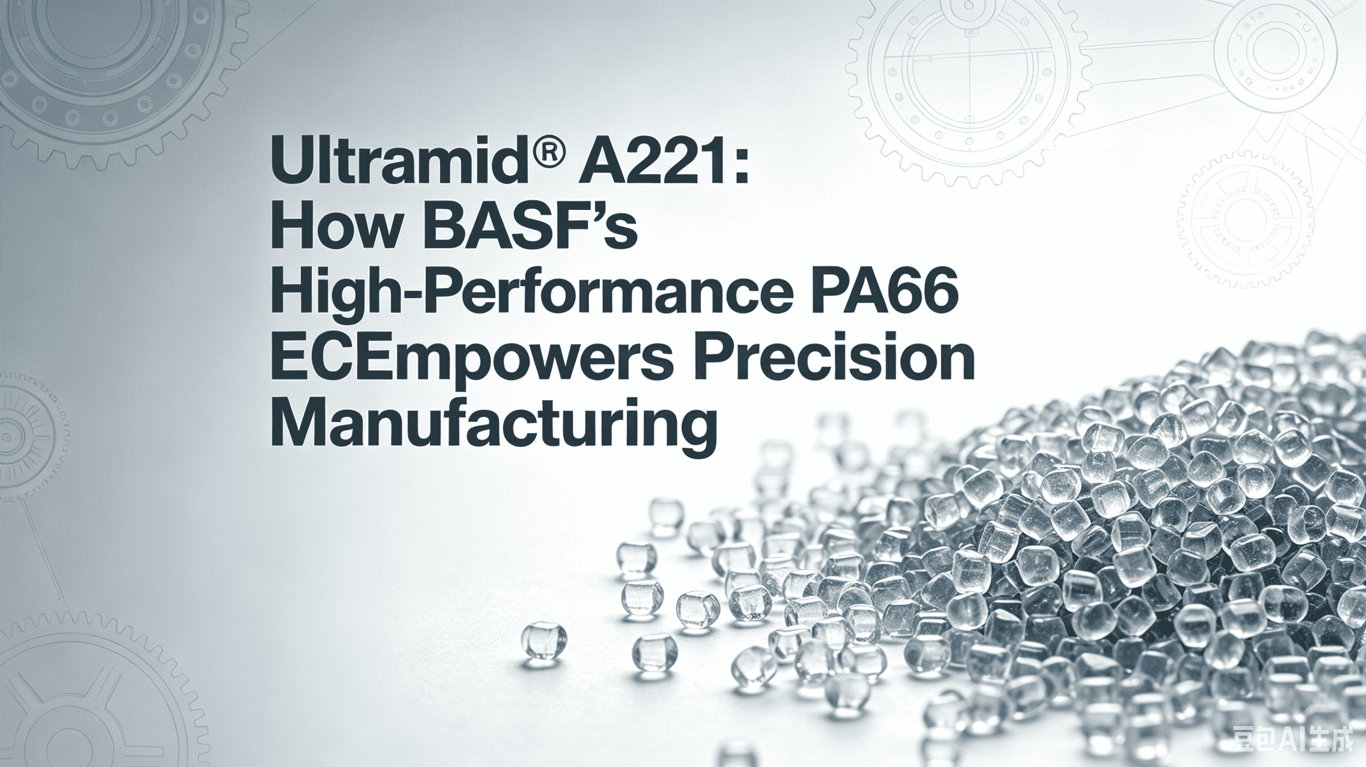 Ultramid® A221: PA66 ประสิทธิภาพสูงของ BASF เสริมพลังให้กับการผลิตที่มีความแม่นยำได้อย่างไร